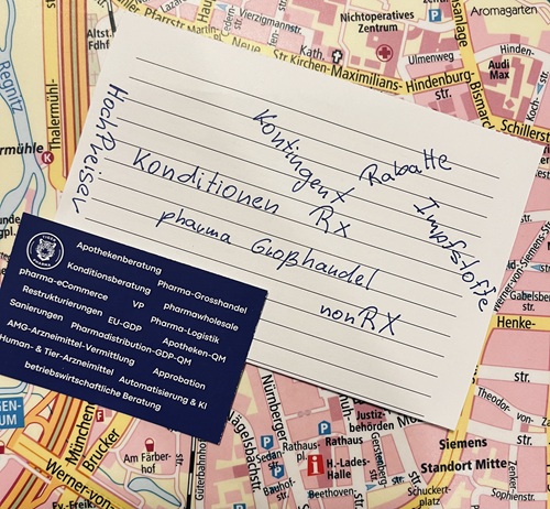 Apothekenberatung, Pharma-Großhandel Beratung, Pharma-Logistik Beratung und Arzneimittel-Vermittlung